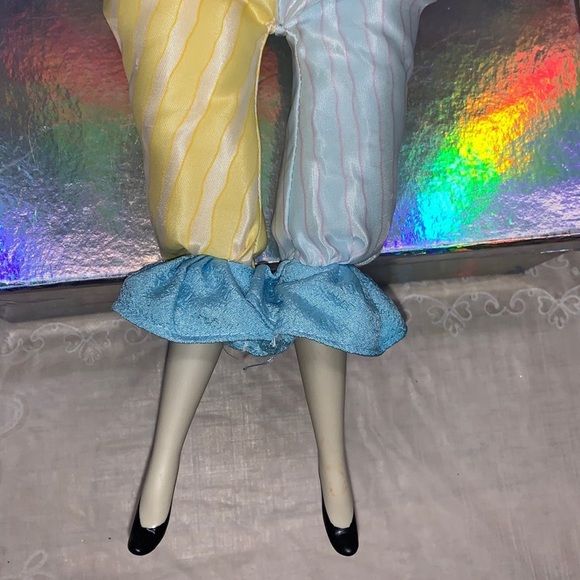 17" Vtg Sugar Loaf Harlequinn jester clown classiques - Picture 4 of 12